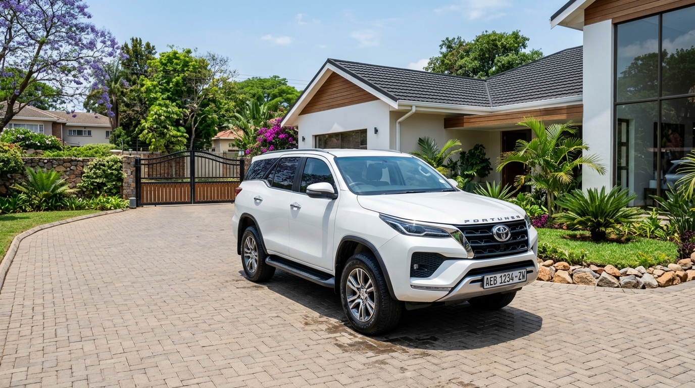 Toyota 4x4 vehicle in Zimbabwe